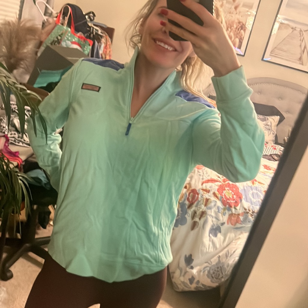 Vineyard Vines Shep Zip Pullover Rare Flordia Colors
